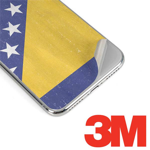 Bosnia and Herzegovina Flag Distressed iPhone XS Skin